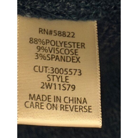 Max Studio Blue Textured Oversized Knit Sweater Top Sz 1X Top. NWT - Picture 10 of 12